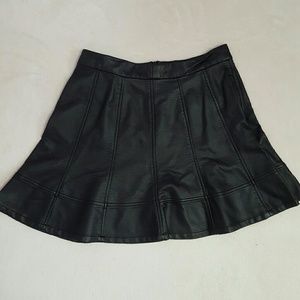 Leather skirt